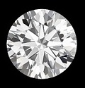 Modern round brilliant cut diamond